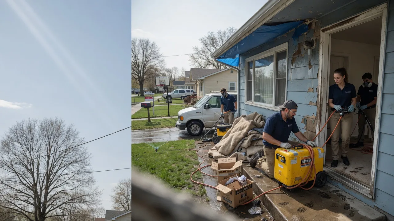 Basement Flood Cleanup in Coleman, OK near me
